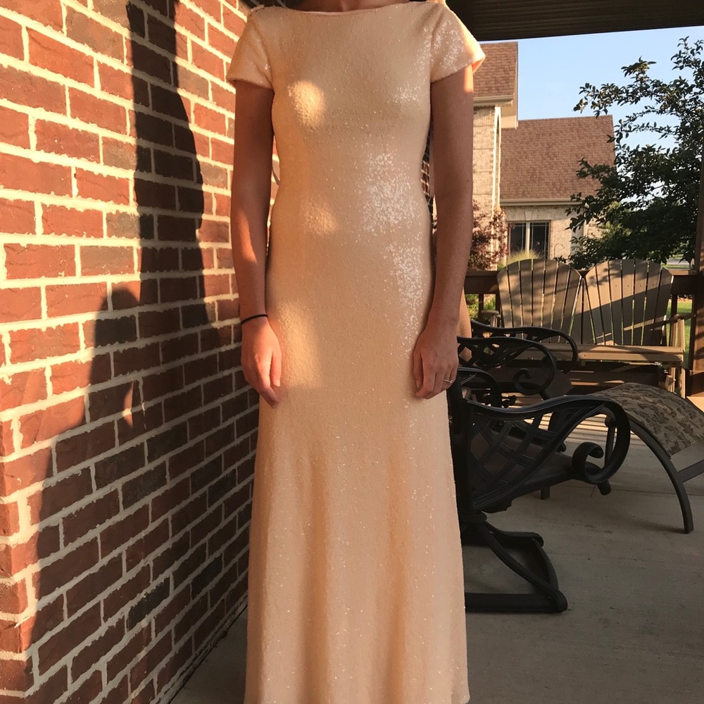 Revelry light pink sequin dress